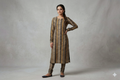 Tribal Stripe Kalamkari Cotton Churidar Top Material – 3 Meter