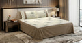 Elegant Cotton Blend Bedspread with Floral Print & Lace Border – 100 × 104 Inches