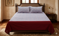 Premium queen Size Cotton Bedspread Set with Elegant Floral Print & 2 Matching Pillow Covers