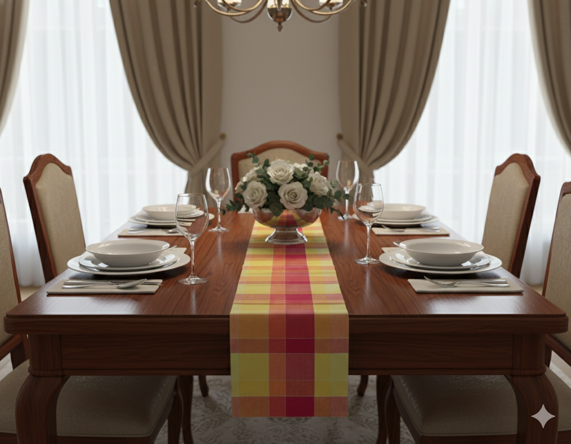 Table Runner - 130 cm x 35 cm - Dining Table Runner