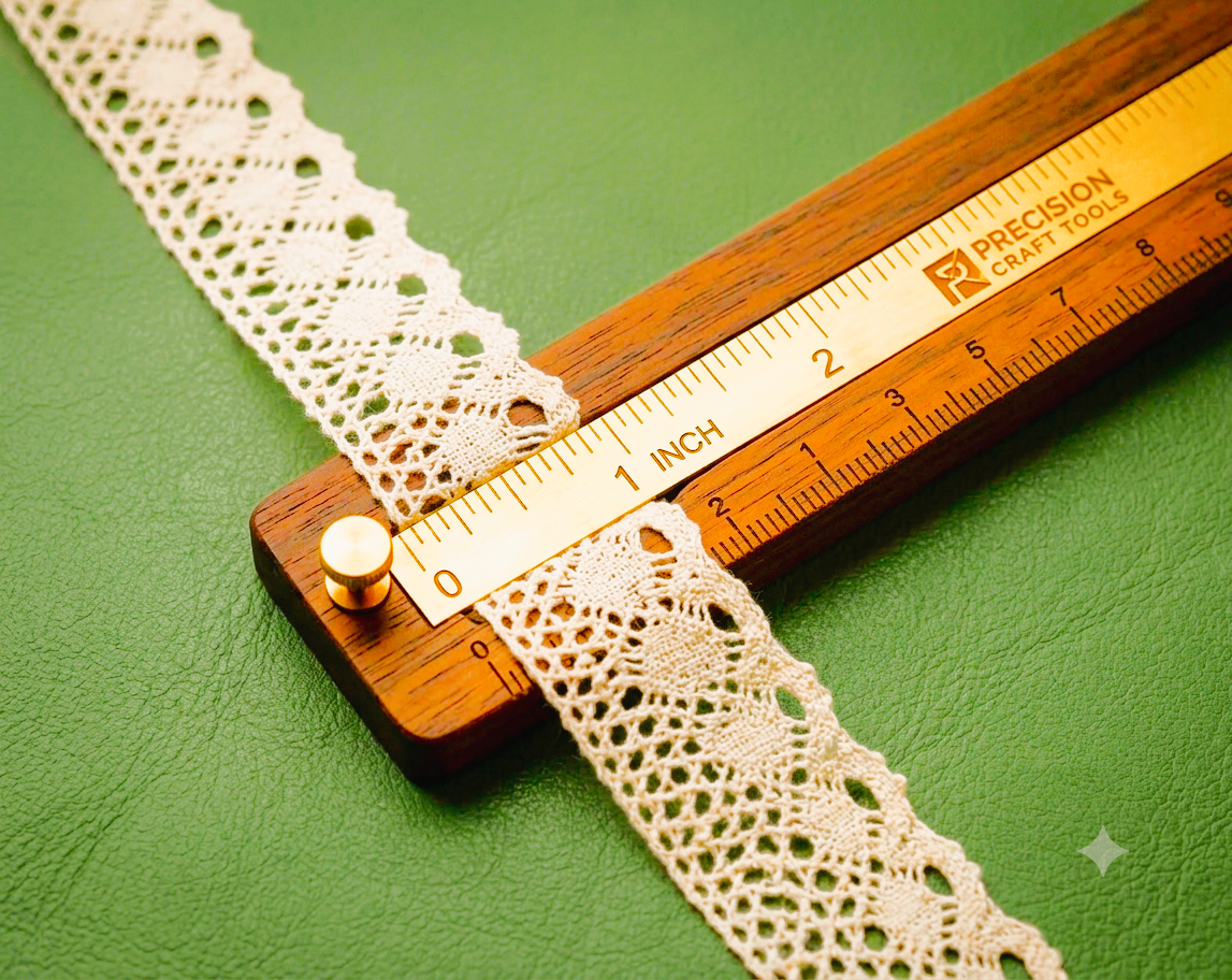 Cream Floral Lace Trim – Decorative Crochet Lace Border | 1 Meter