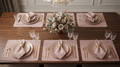 Soft Textured Table Mat – 50 × 35 cm | Elegant Dining Table Placemat