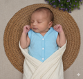 Kettuduppu Baby Vest Set – 5 Soft Cotton Sleeveless Front Open Tops (Multi-Color Pack)