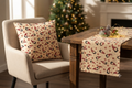 Christmas Gnome & Snowflake Printed Fabric Running Material – 60 Inch Wide | Table Cloth, Table Runner &Cushion Cover Fabric