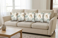 Elegant Green and Brown Leaf Print Cushion Covers – Set of 5