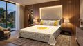 Cotton Blend Bedspread – Floral & Check Pattern with Yellow Center Design (94 × 96 Inch)
