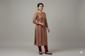 Rustic Tribal Kalamkari Print Cotton Churidar Material – 44" Width | Top Fabric 3 Mtr