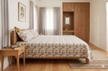 Elegant Floral Print Queen Size Bedsheet with 2 Pillow Covers – Soft Cotton Blend Double Bed Sheet