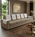 Floral Embroidered Chair Back Cover Set - Main Product Image - Floral Embroidered - Nushio