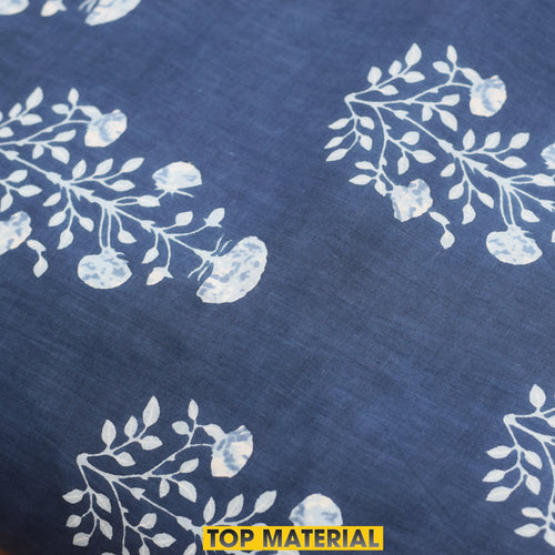 Cotton Churidar Material Set with Dupatta - View 2 - Cotton - Nushio