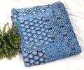 Premium Soft Cotton Churidar Material – Indigo Block Print | 3 Meter | 44 Inch Width