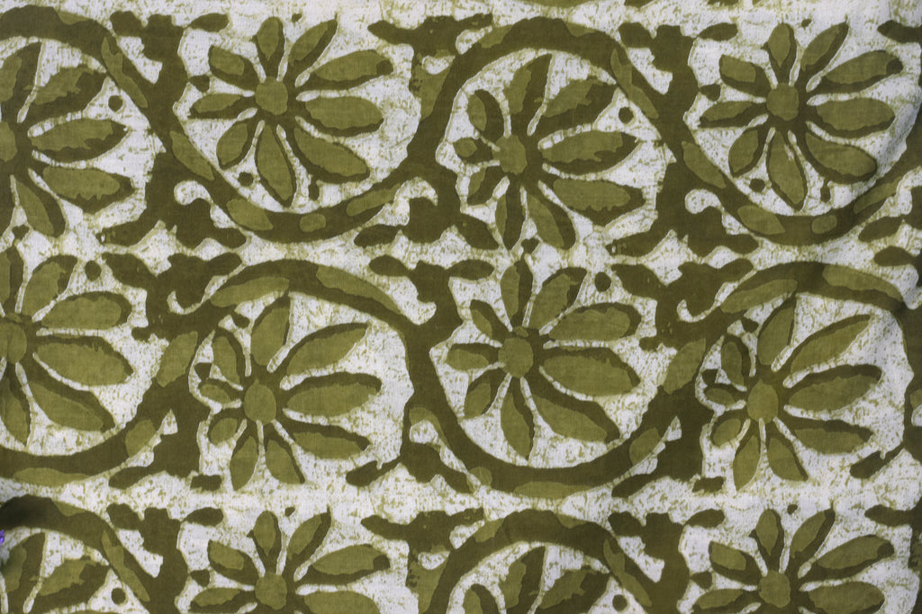 Soft Cotton Churidar Material – Floral Print | 3 Meter Fabric | 44 Inch Width