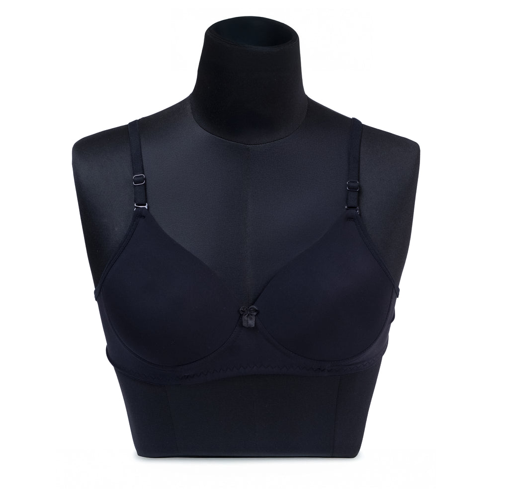 Everyday Lightly Padded Bra - 3-Pack (Black,lavender,skin) - View 2 - Nushio