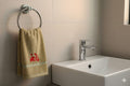 Olive Green Turkish Embroidered Hand Towel - Main Product Image - Embroidered - Nushio