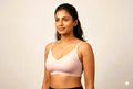 Seamless Nude Everyday Comfort Bra for Women – Lightly Padded, Wire-Freesize