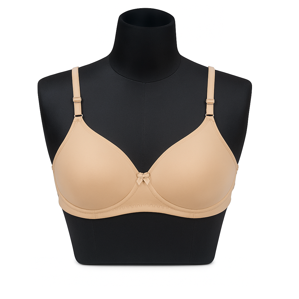 Everyday Lightly Padded Bra - 3-Pack (Black,lavender,skin)